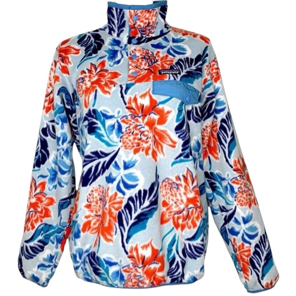 Patagonia Synchilla Snap-T Pullover Jacket Medium Manoa Dusk Blue M - Picture 2 of 9